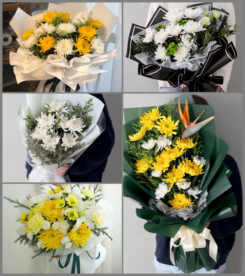 黑龙江黑河爱辉区二站乡白事花束代送